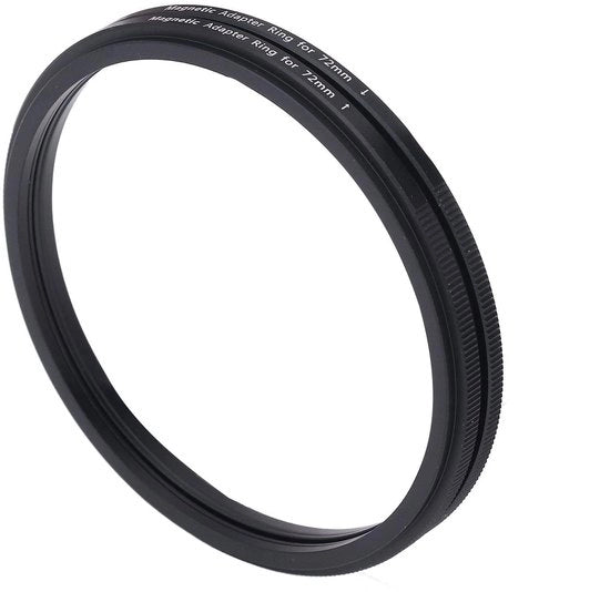 Adattatore di filtro a lente magnetico - 72 mm - Facile da installare - Realizzato in lega di alluminio - Adatta filtri a filo a filtri magnetici...