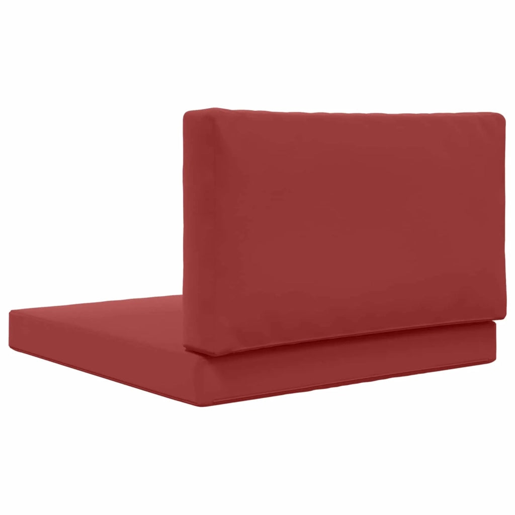 Cuscino per divano da esterno 2 pcs Rosso vino Poliestere 900838