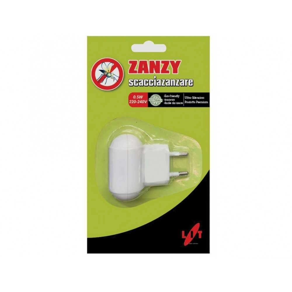 ZANZARIERA ULTRASUONI CACCIA ZANZARE ZANZALUX CACCIA INSETTI 0,5W - UNIVERSALE