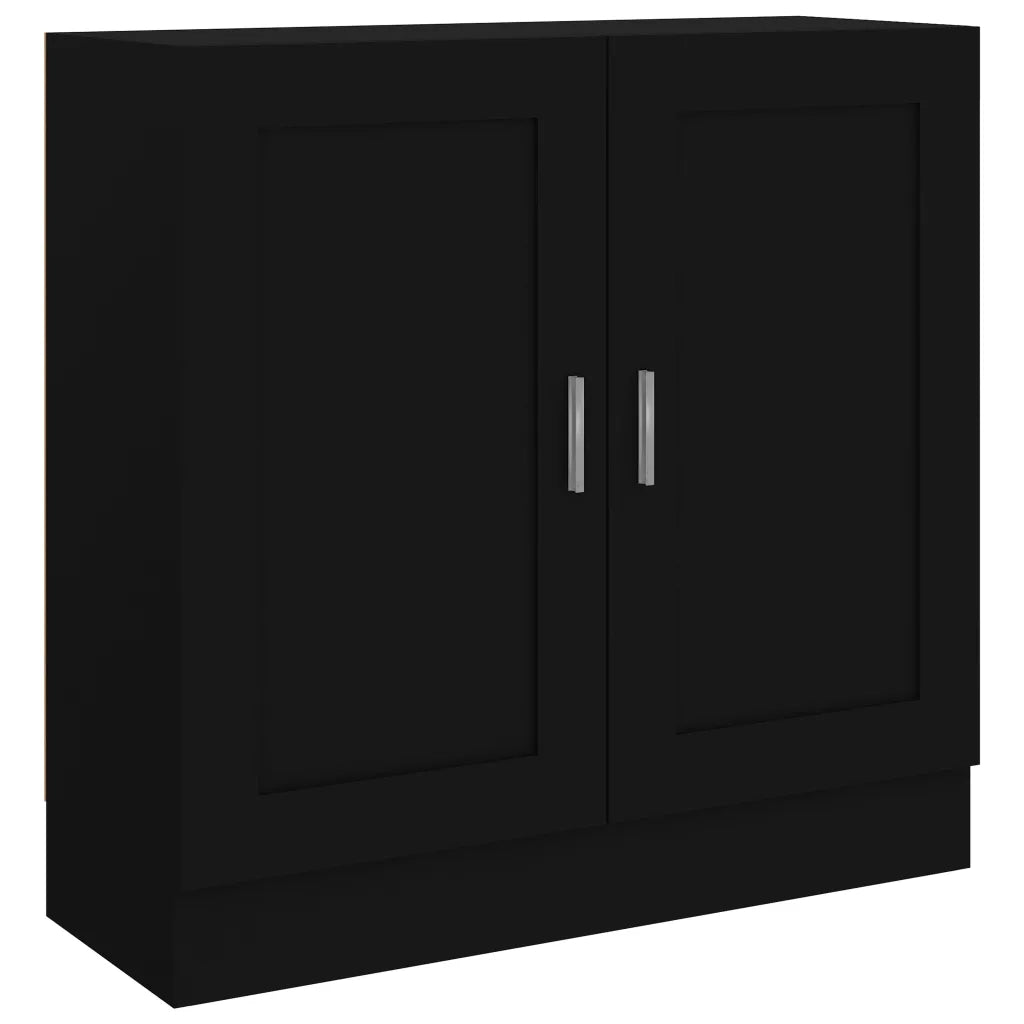 Libreria Nera 82,5x30,5x80 cm in Legno Multistrato 802706