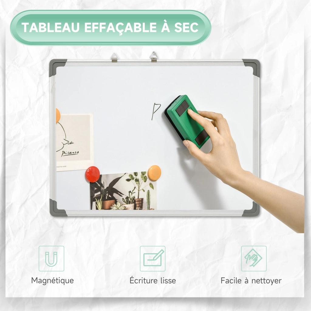Tavolo bianco magnetico ¨C zephmum ¨C alluminio 60x45 cm