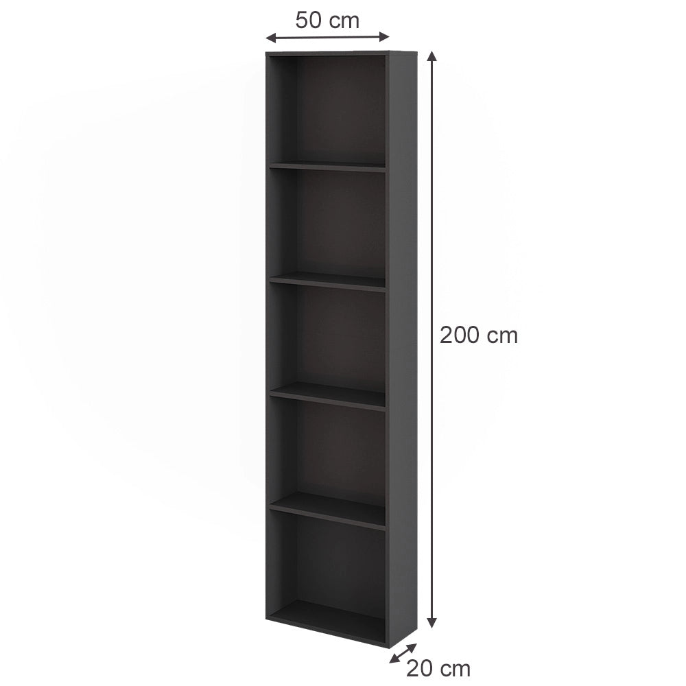Vicco Ripiano laterale Antracite 50 x 200 cm
