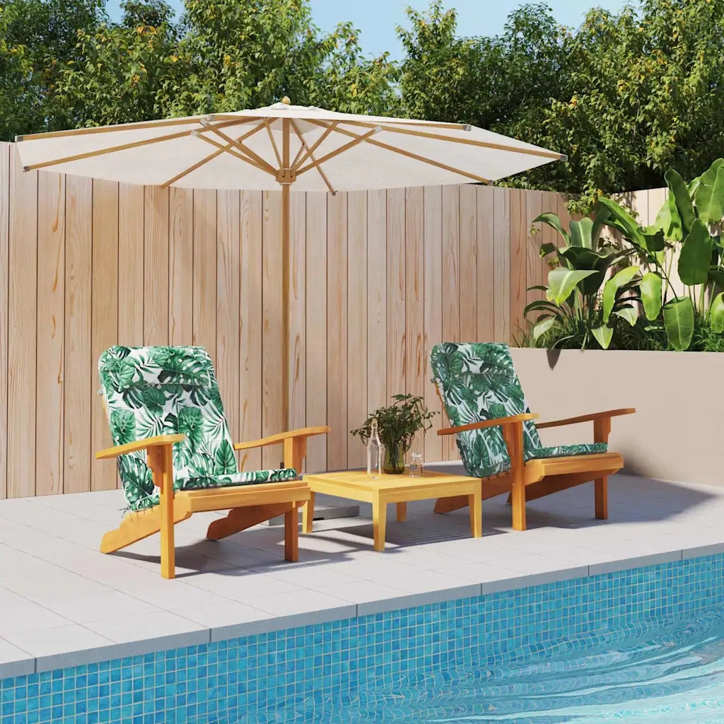 Cuscini per sedie Foglia 2 pcs Motivo Foglia 58 x 77 x 4,5 cm 361842