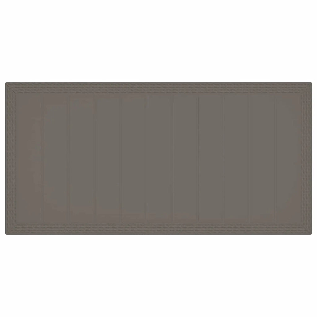 Set da Pranzo per Giardino 9 pz Grigio chiaro e Tortora PP 3430165