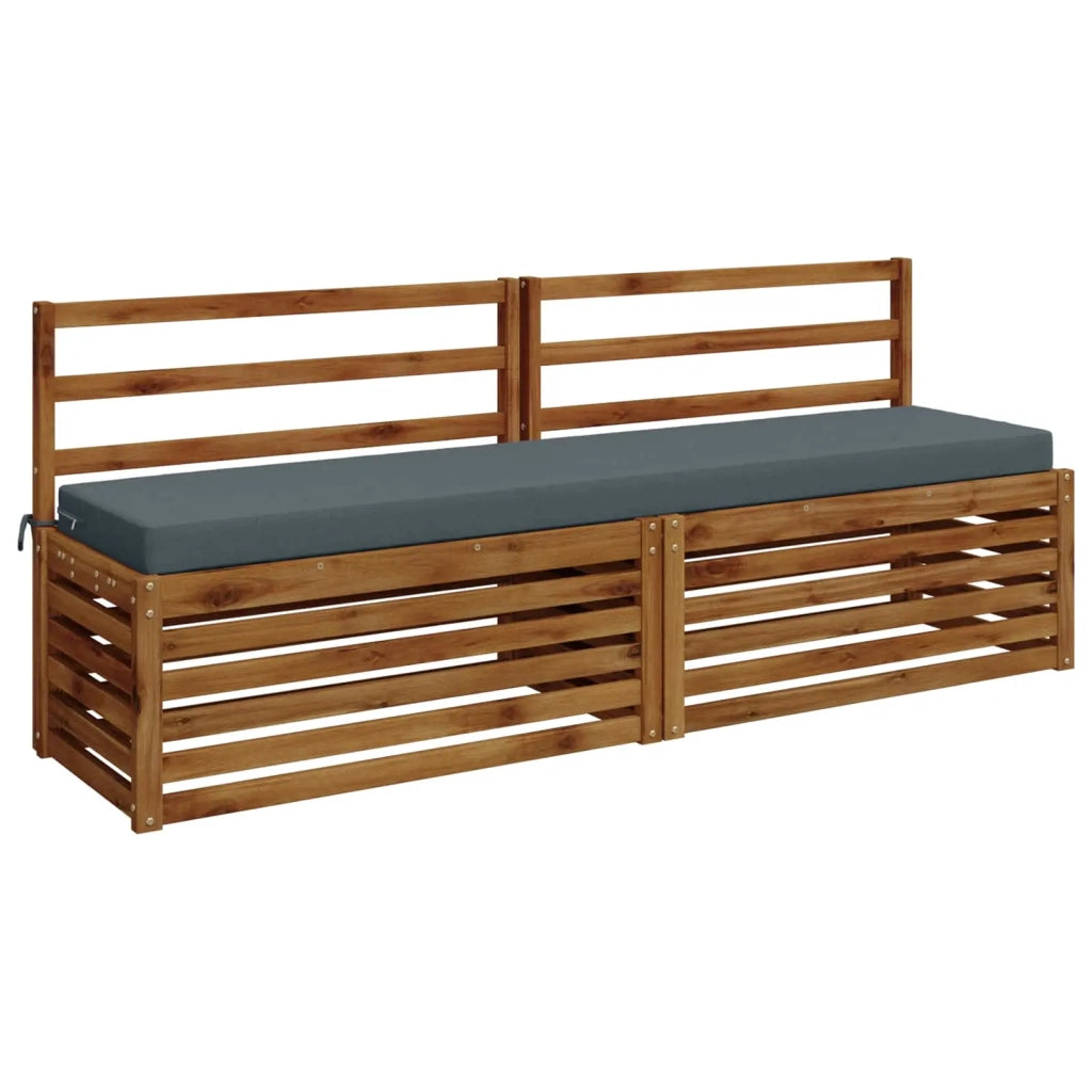 Cuscini per Panchina a 2 Pezzi SOEST 2 pz 100% Poliestere Blu 949961