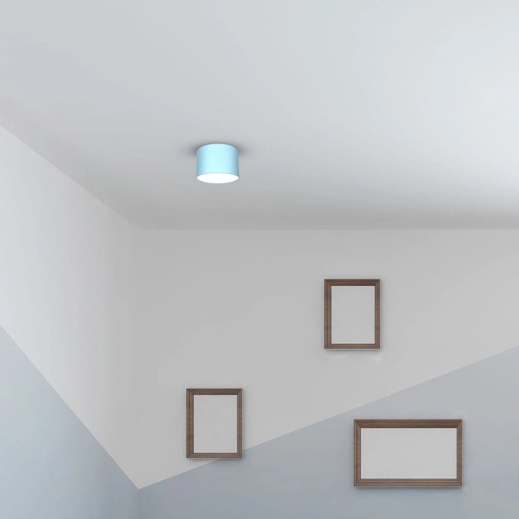 Plafoniera Milagro Dixie blu metallo 1 luce GX53 20W