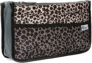 Organizzatore di Borsa a Mano ‐ Chelsy ‐ Stampato a Prezzo di Leopardo ‐ Piccolo