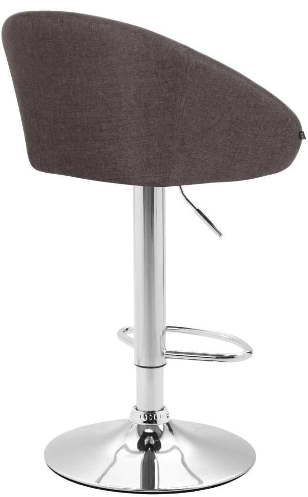 Sgabello Miami V2 in tessuto grigio scuro