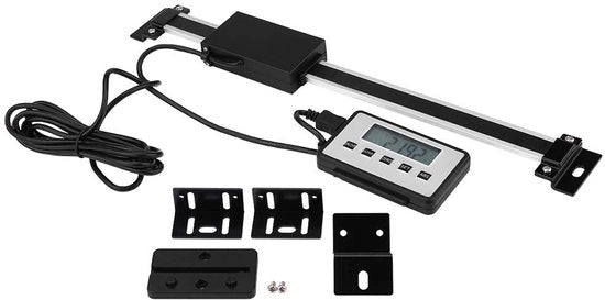 Utilessimo Digitale 0-200 mm - Utilesscala LCD Naufragio - Utilesscala per Lavorazione Legno/Metallo - Antivibraxione - Attacco Magnetico - Velocità di Risposta Rapida - Strumento di Misura