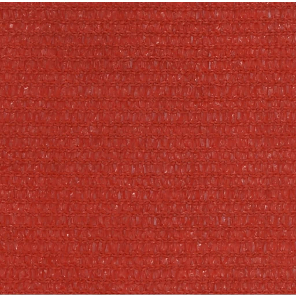 Vela in tessuto per ombrellone 160 g/m² HDPE 3,6 x 3,6 m rosso 02_0009262