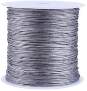 Cavo in Nylon 100 m x 0,8 mm - Cavo a Rattail - Filo per Macramè - Bracciali e Collane da Fai da Te - Alta Qualità