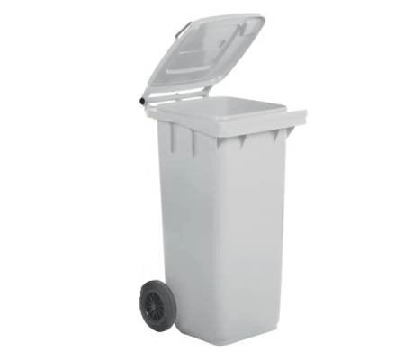 BIDONE PER LA RACCOLTA DIFFERENZIATA 120 lt - Colore bianco