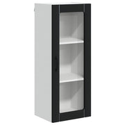 Mobile da cucina moderno con pratico spazio di archiviazione 40 x 31 x 100 cm legno ingegnerizzato nero 02_0054113