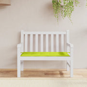 Cuscino per Panca Verde Brillante 120x50x4 cm in Tessuto Oxford