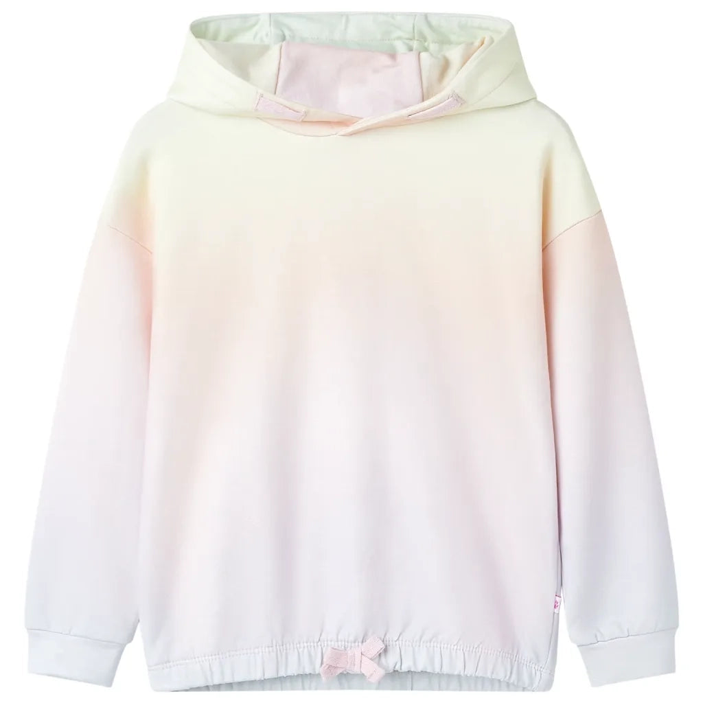 Felpa con Cappuccio da Bambina Bianco Stella 116cod mxl 117242