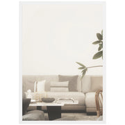 Specchio rettangolare da parete 60x40 cm ¨C Xylo ¨C Cornice in legno bianco