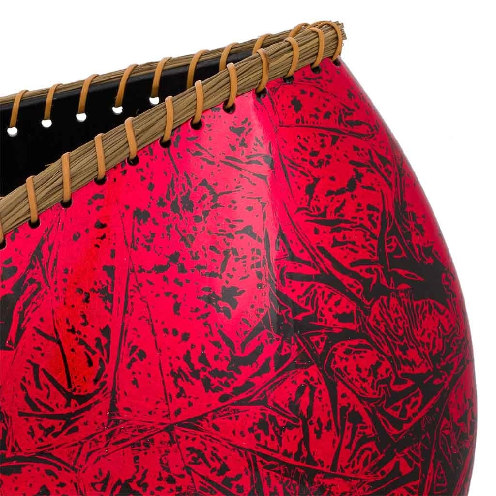Vaso in ceramica rossa 35x14,5x36h