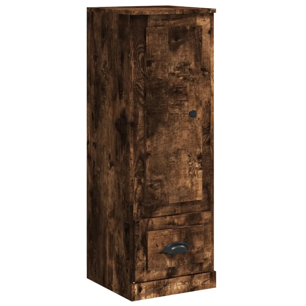 Credenza | Madia | Buffet da pranzo | Armadio da pranzo Rovere Fumo 36x35,5x103,5 cm in Legno Multistrato
