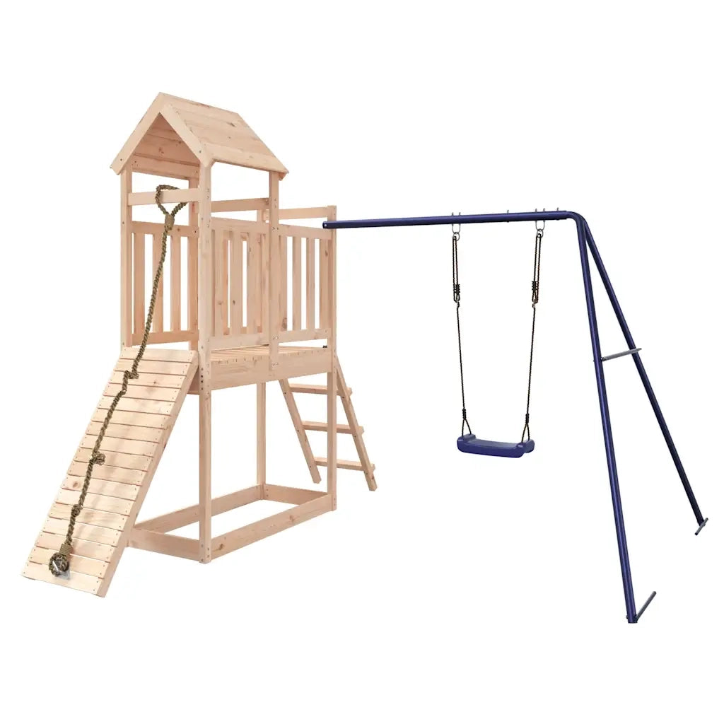 Set da Gioco da Esterno in Legno Massello di Pino 3155870
