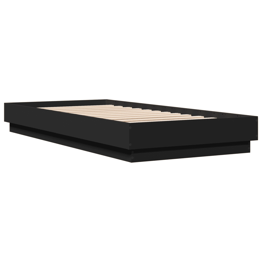 Giroletto con LED Nero 100x200 cm 839505