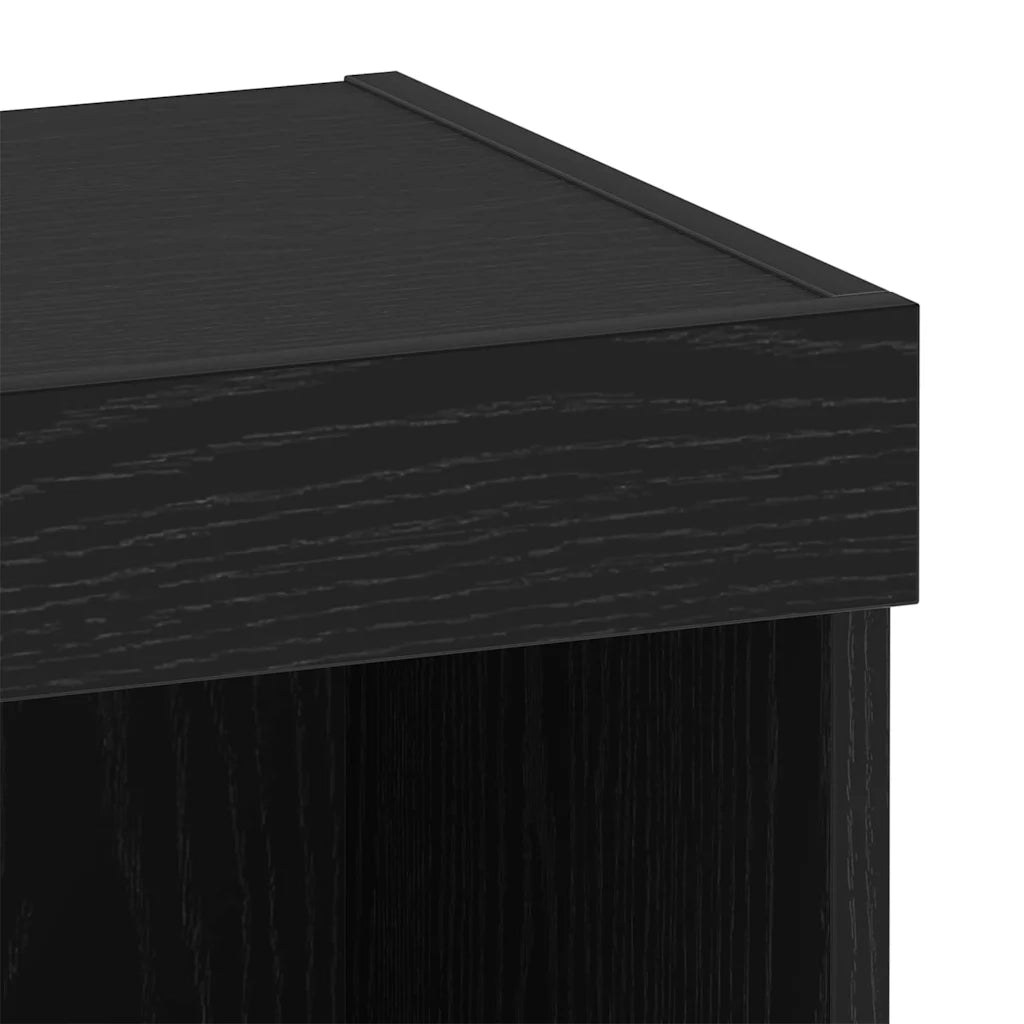 Set mobile TV Rovere Nero 40 x 30 x 30 cm Legno multistrato 863102