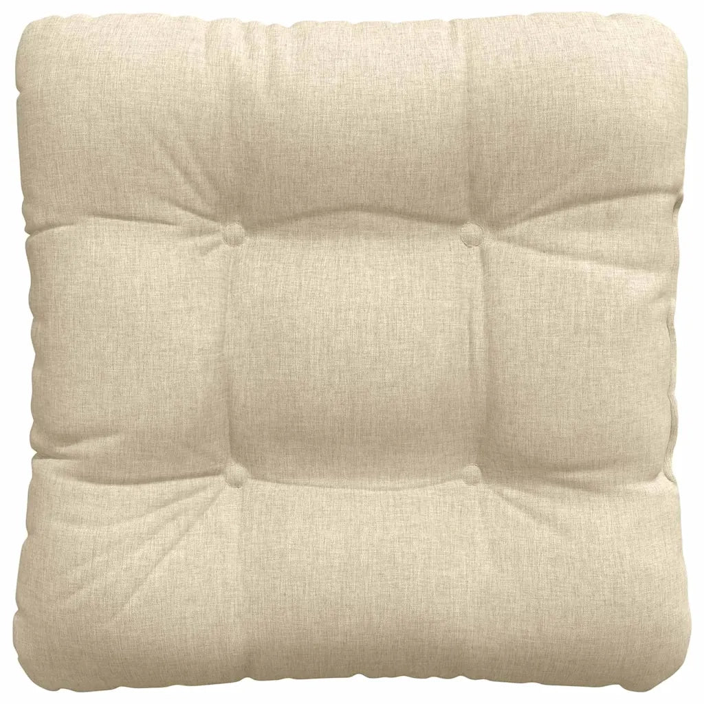 Cuscini per Seduta 4 pcs Crema 40 x 40 x 12 cm Tessuto 42015067