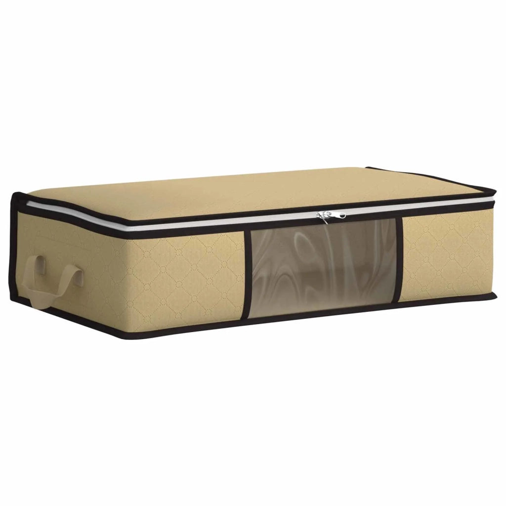 Scatola di stoccaggio con finestra laterale trasparente Crema CFW3716287