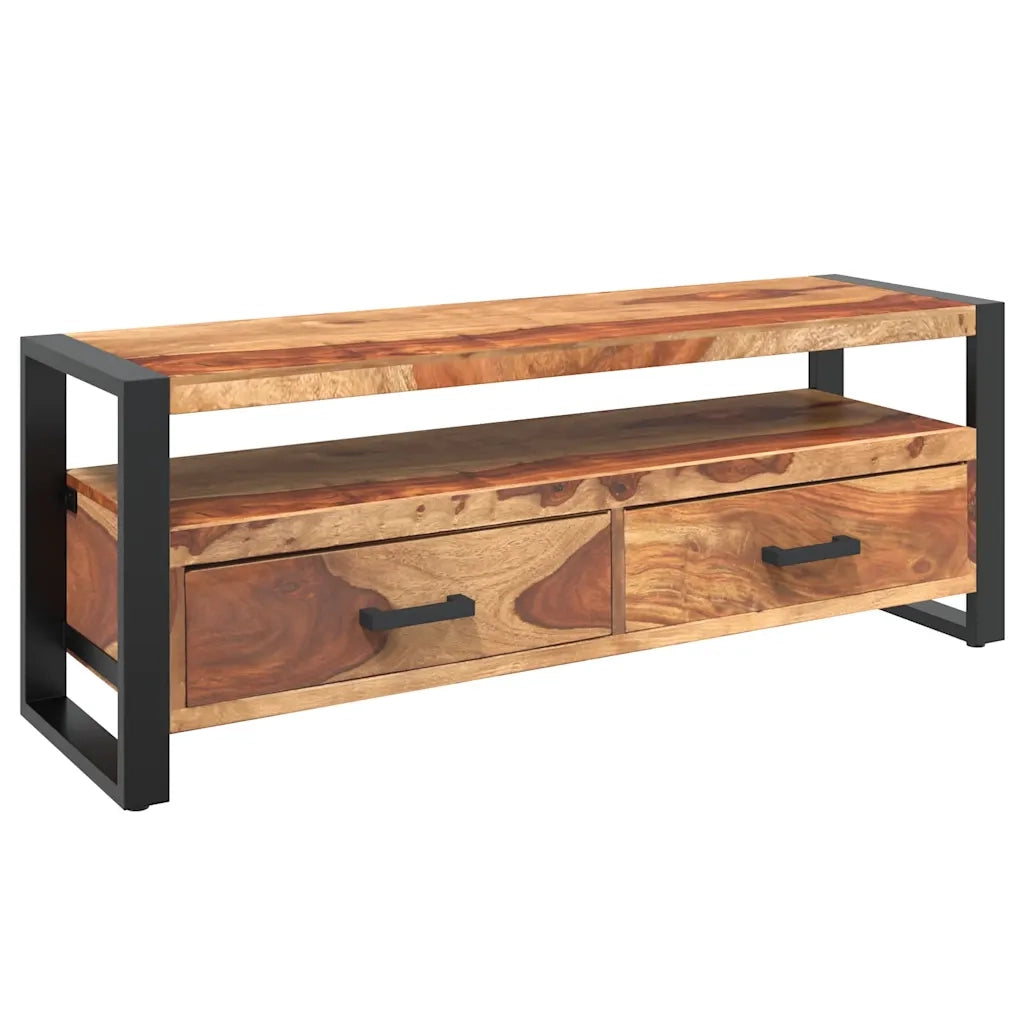 Mobile Porta TV 120x35x45 cm Legno Massello di Acacia 247403