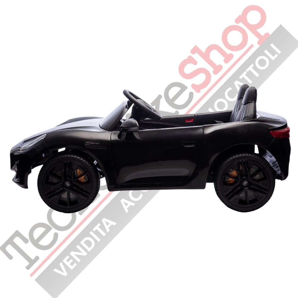 Auto Elettrica Per Bambini Maserati Folgore 12V-Nero