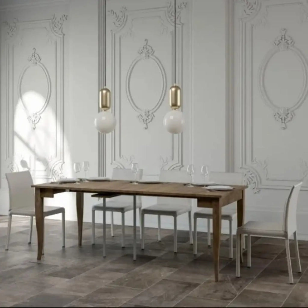 Consolle allungabile 90x48/204 cm Sciabola Small noce
