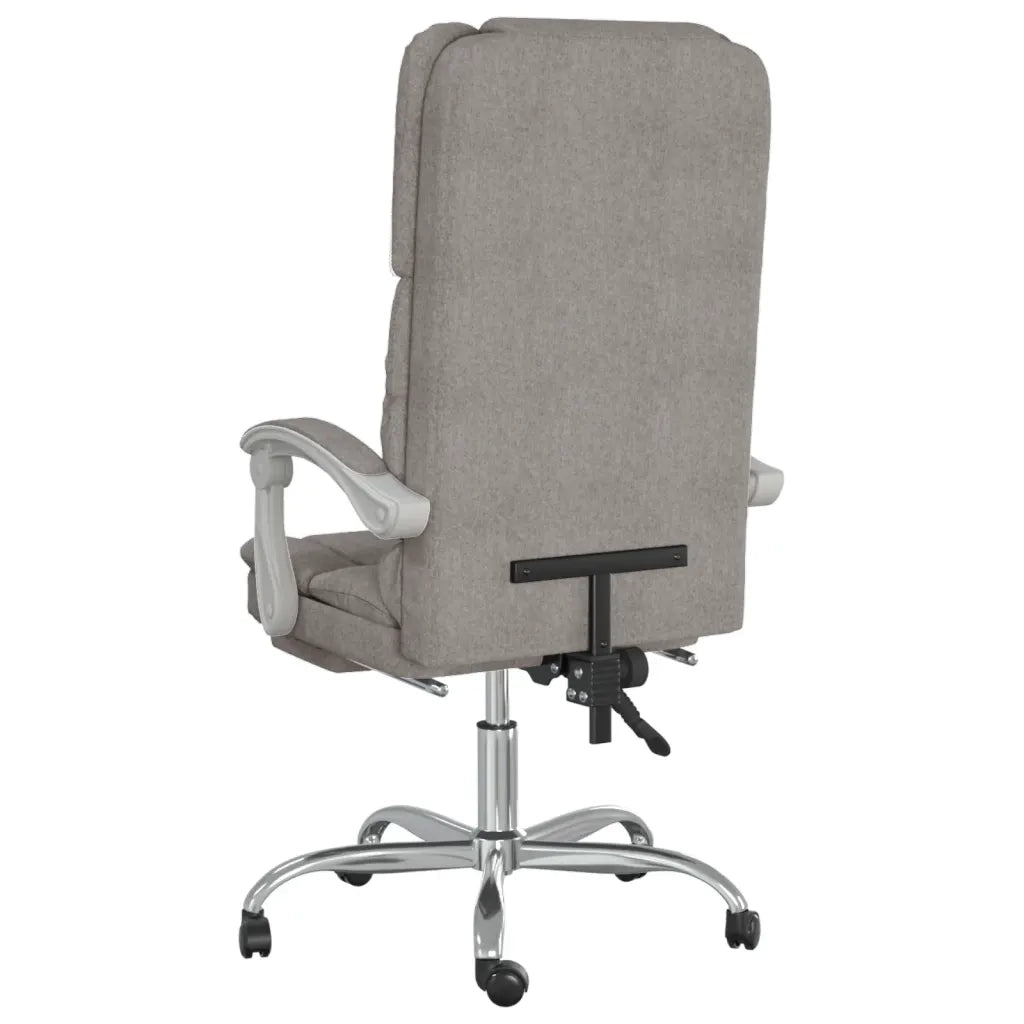 Sedia da Ufficio Massaggio Reclinabile Tortora in Tessuto cod mxl 35297