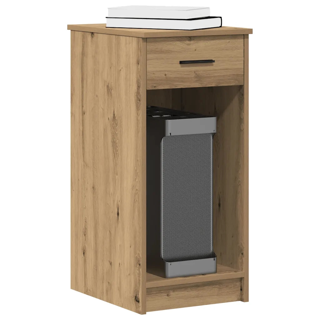 Supporto per Computer a Torre con Cassetto Rovere 35x45x77 cm CFW2043110
