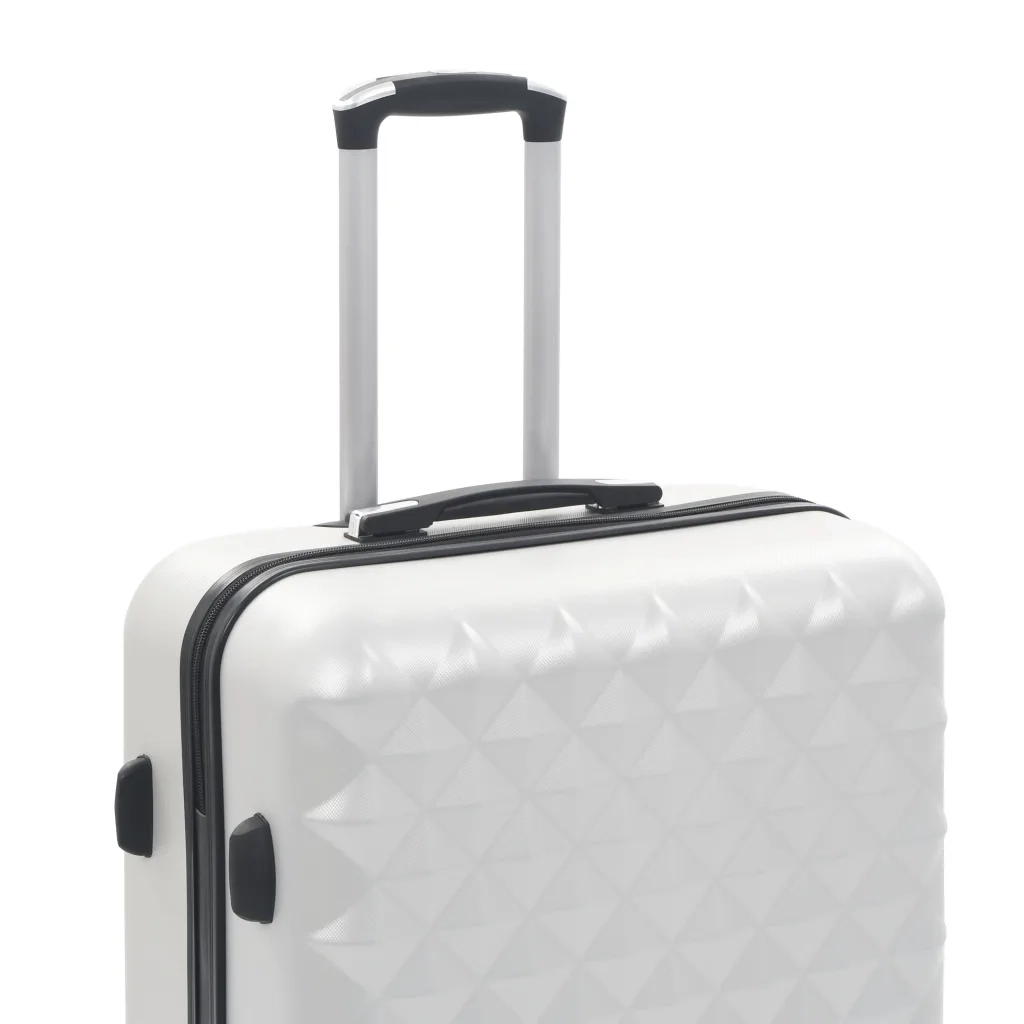 Set Trolley a Custodia Rigida 3 pz Argento Lucido in ABS CFW8930499