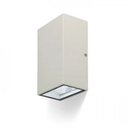 Faretto applique DIXIE 10x16 da parete bianco 230V/350mA LED 2x5W 84° IP54 3000K