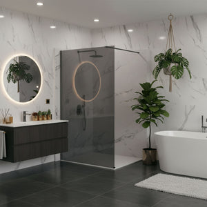 Parete Doccia Rea Flexi Grey / Titan 130