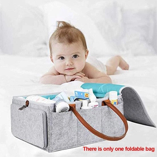 Organizzatore per bambini, borsa da viaggio per bambini, borsa da cambiare con chiusura ripiegabile