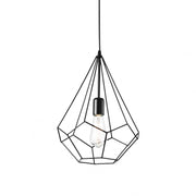 Lampada A Sospensione Ampolla-3 Sp1 Nero Ideal-Lux