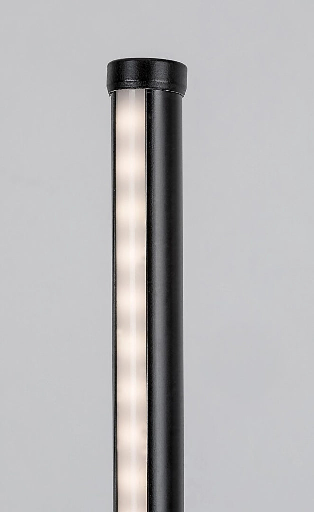 Lampada da terra LED 18W 3000K nera Rabalux Luigi 74005