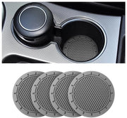 Sostegno per bicchieri per auto 4 pezzi - diametro 7 cm - antiscivolo - duraturo - adatto per la maggior parte delle auto - silicone ecocompatibile - sostegno per bicchieri