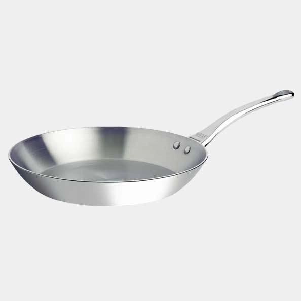DE BUYER 3724.24 Affinity Padella in Acciaio Inox 24 cm 5 Strati Compatibile Induzione colore Argento