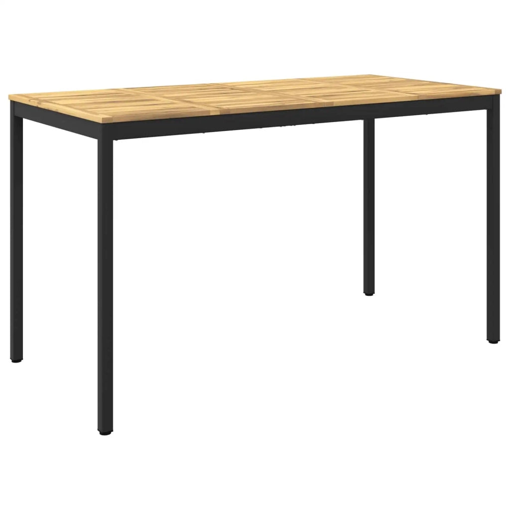 Tavolo Bar da Giardino Bianco e Nero 180 x 88,5 x 105 cm 901786