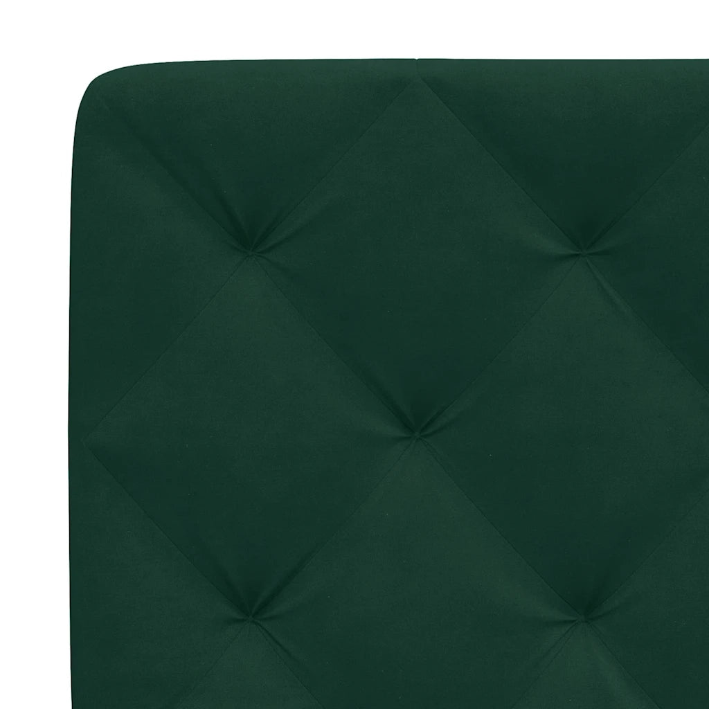 Cuscino Testiera Verde Scuro 80 cm in Velluto CFW9979767
