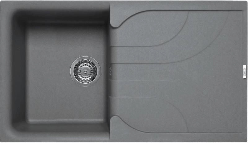 Elleci Ego 400 Lavello montato su piano Rettangolare Metaltek