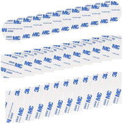 30 Pacchi di Adesivi Adesivi Extra Resistenti a Doppia Faccia - Forme Rettangolari, Quadrata e Rotonda - Impermeabili per Casa, Ufficio, Auto