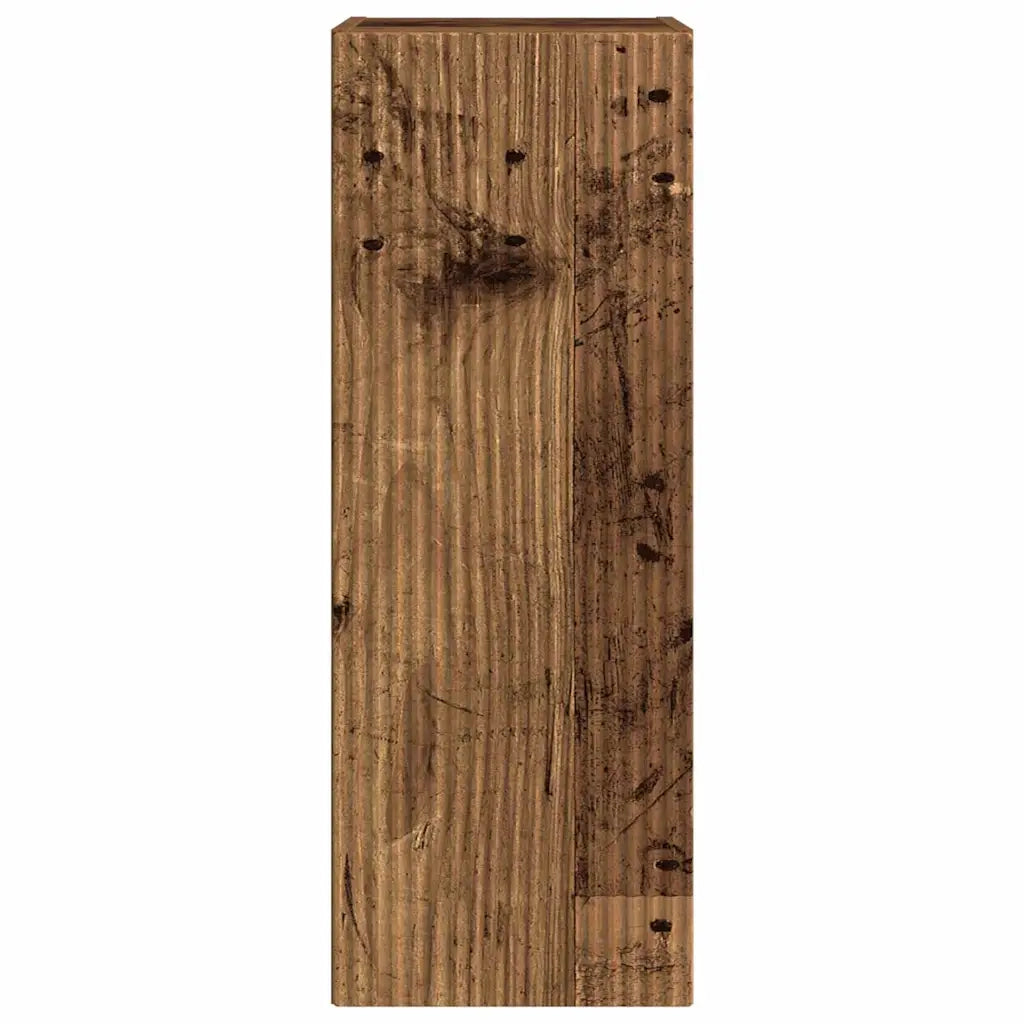 Mobile TV da parete 2 pcs Legno vecchio 30 x 31 x 80 cm