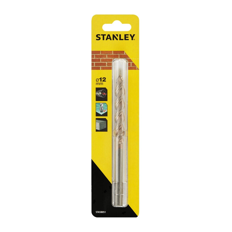 PIRANHA STANLEY STA58051 (X58051)  PUNTA CODOLO CILINDRICO MM.12- STANLEY- 1,0 pz