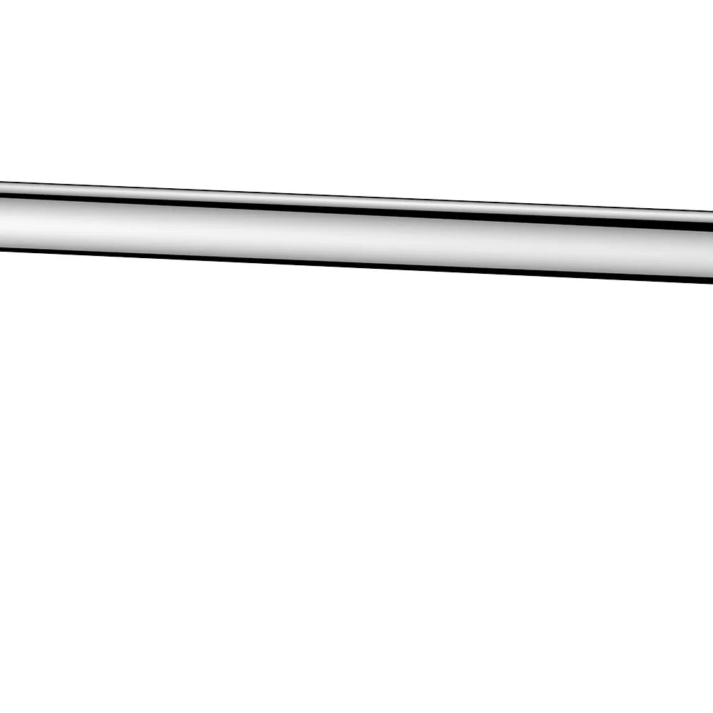 Braccio doccia tondo lungo 40 cm con rosone