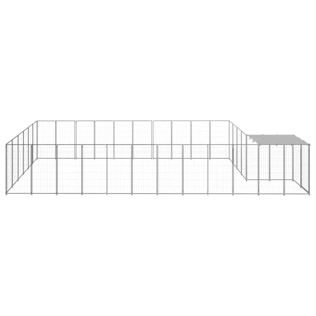 Gabbia per Cani Argento 19,36 mÂ² in Acciaio   cod mxl 48558