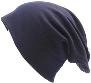 Cappuccio per donne e uomini, realizzato con alta qualità di tessuto a maglia, respirante e elastico, con un diametro di 54 cm, blu marino