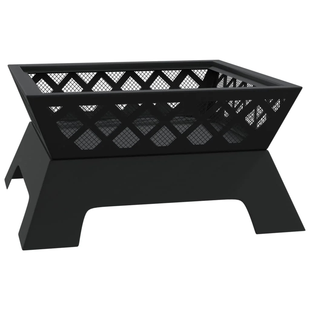 Braciere con attizzatoio 50 cm XXL acciaio 02_0006027